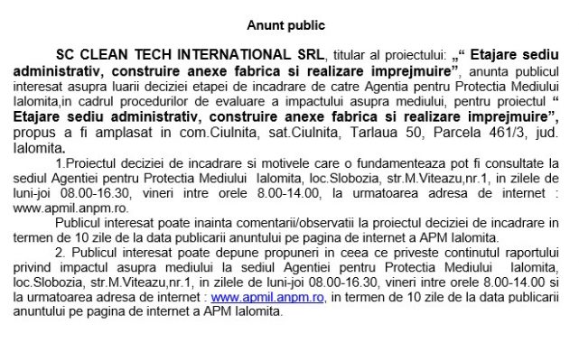 anunt-public-etajare-sediu-administrativ-construire-anexe-fabrica-realizare-imprejmuire