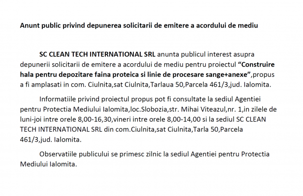 anunt-public-depunerea-solicitarii-emitere-acord-mediu